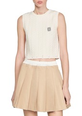 Sandro Salome Pleated Skirt