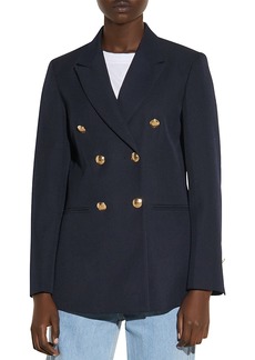 Sandro Sienne Double Breasted Blazer