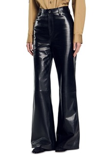 Sandro Tom Leather Pants