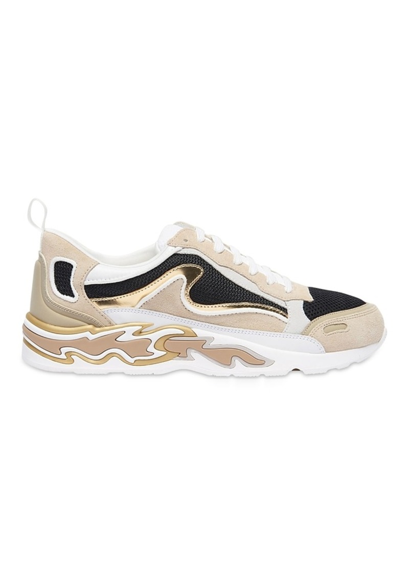 Sandro Women's Flame Gold Trainer Sneakers