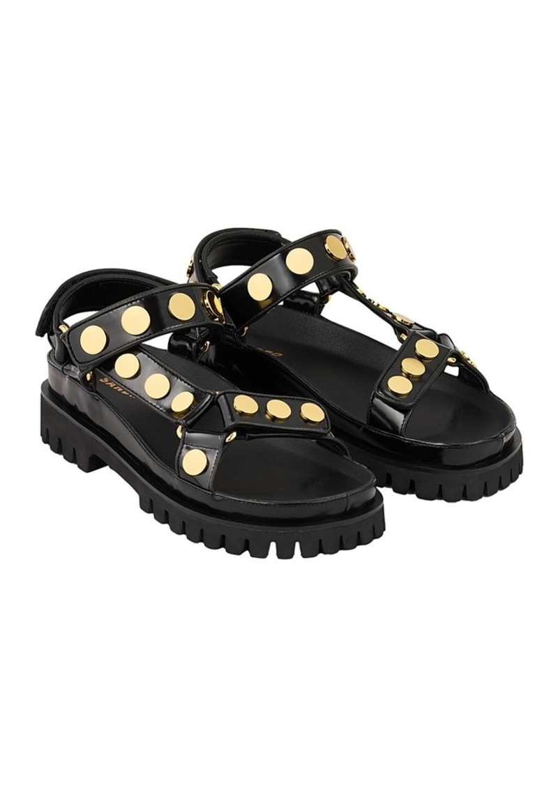 Sandro Women's Satia Studded Strappy Sandals