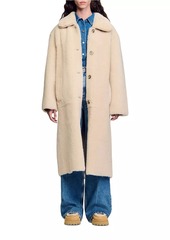 Sandro Shearling Coat