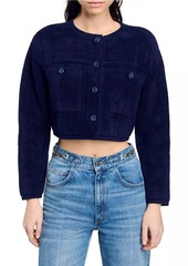 Sandro Short Knit Cardigan