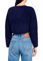 Sandro Short Knit Cardigan