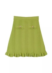 Sandro Short Knitted Skirt