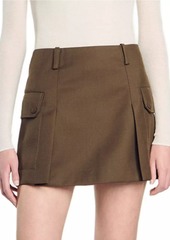 Sandro Short Skirt with Pockets