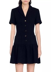 Sandro Short Tweed Dress