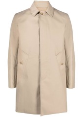Sandro single-breasted concealed coat