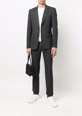 Sandro single-breasted wool suit jacket