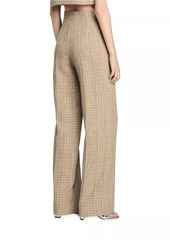 Sandro Straight Leg Tweed Trousers