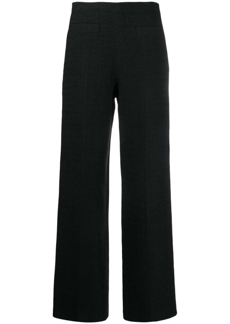 Sandro tailored wide-leg tweed trousers