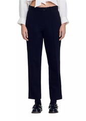 Sandro Technical Material Trousers