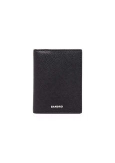 Sandro textured bi-fold wallet