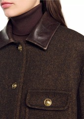 Sandro Tweed Coat