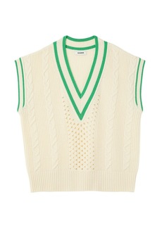Sandro Valerian Cabled Sweater Vest