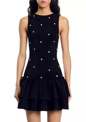 Sandro Velvet Knit Dress