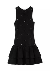 Sandro Velvet Knit Dress