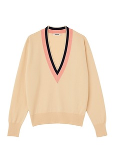 Sandro Viken Cashmere-Blend Sweater