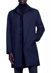 Sandro Waterproof Technical Fabric Coat