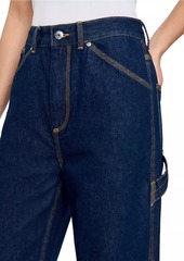 Sandro Wide-Leg Flared Jeans