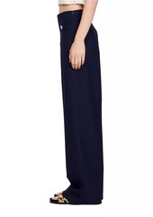 Sandro Wide-Leg Trousers