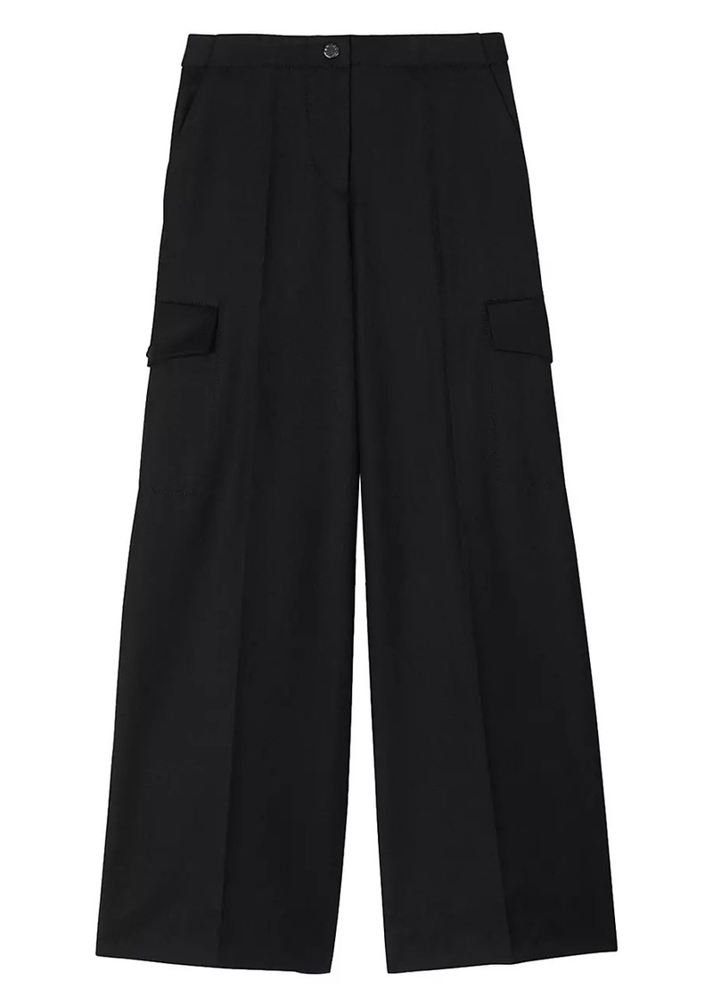 Sandro Wide Leg Trousers