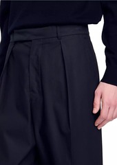 Sandro Wide-Leg Trousers with Creases