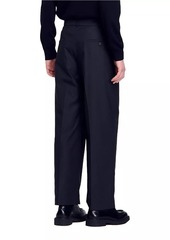 Sandro Wide-Leg Trousers with Creases