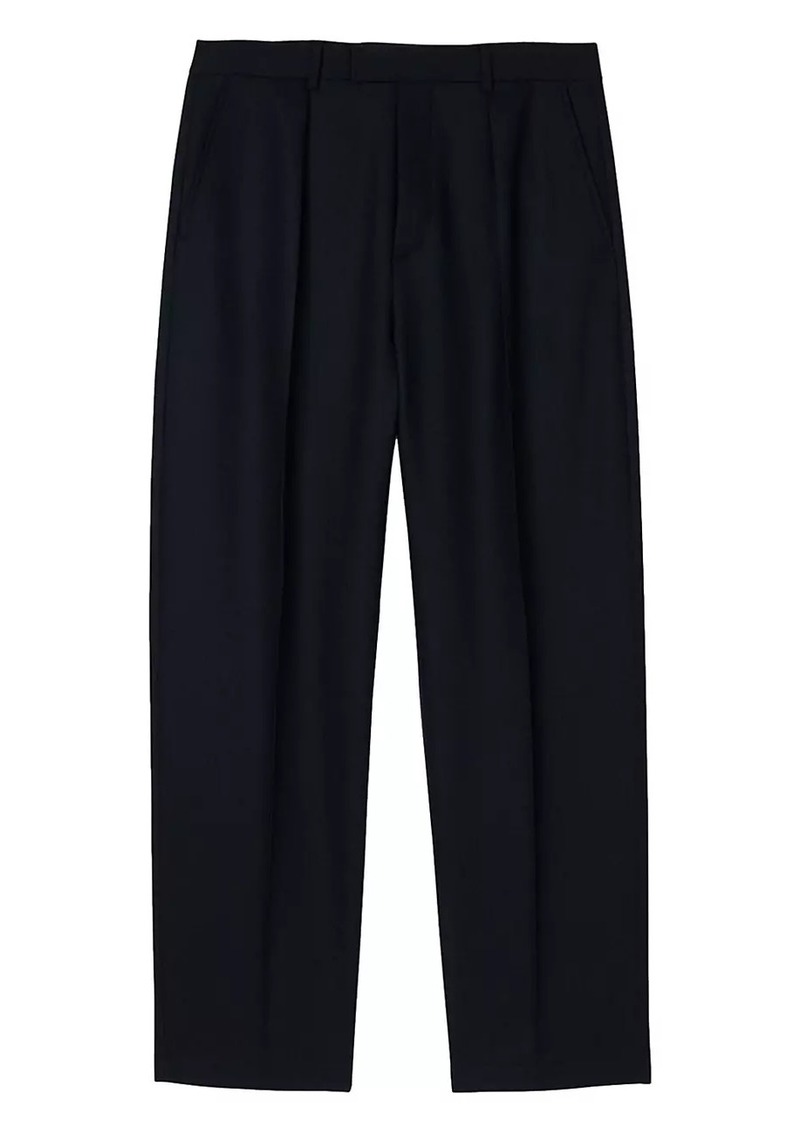 Sandro Wide-Leg Trousers with Creases