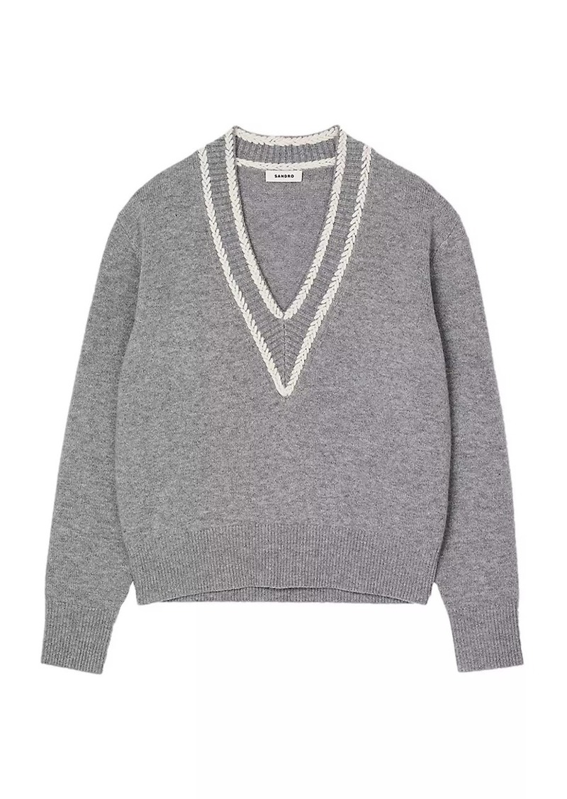 Sandro Wool and Cashmere Jumper