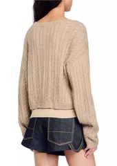 Sandro Wool and Cashmere Jumper