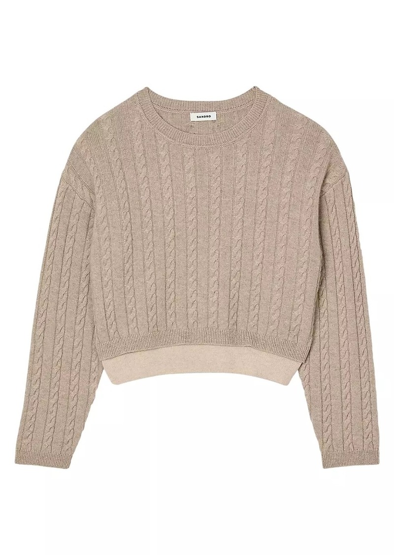 Sandro Wool and Cashmere Jumper