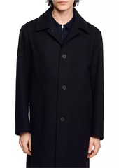 Sandro Wool Broadcloth Coat