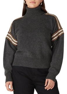 Sandro Wynn Drop Shoulder Wool Blend Sweater