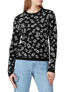 Sandy Liang Floral Merino Wool Sweater