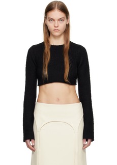 Sandy Liang Black Skylark Sweater