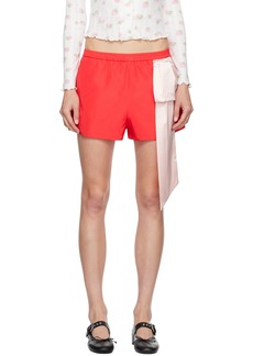 Sandy Liang Red Ambleside Shorts