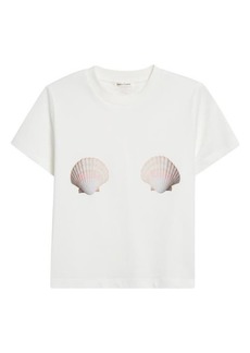 Sandy Liang Tellin Shell Graphic T-Shirt