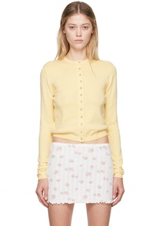 Sandy Liang Yellow Gal Cardigan