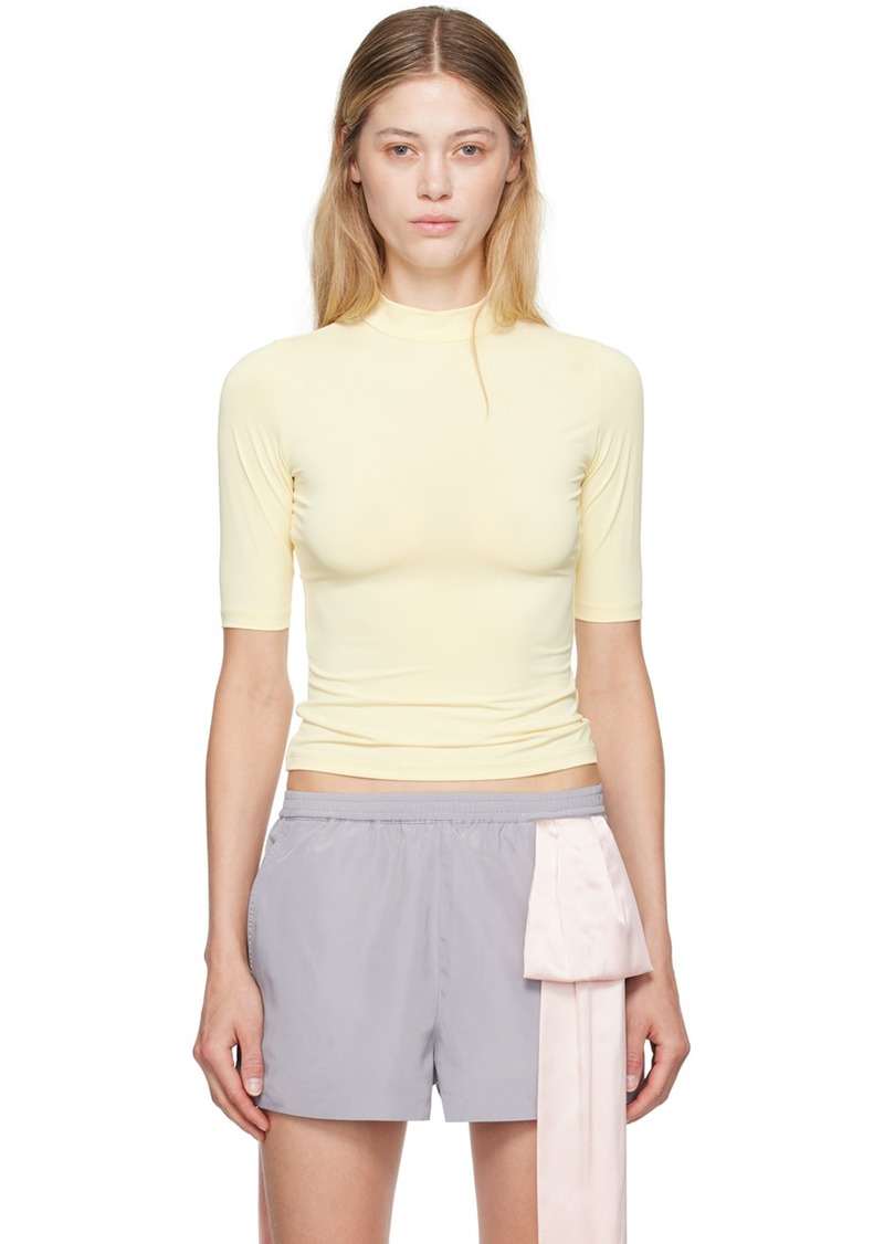 Sandy Liang Yellow Lillian T-Shirt