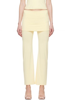 Sandy Liang Yellow Sound Trousers