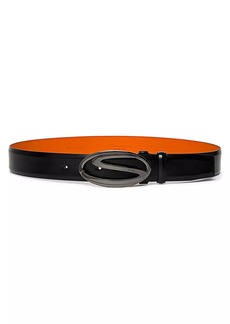 Santoni Adjustable Leather Belt