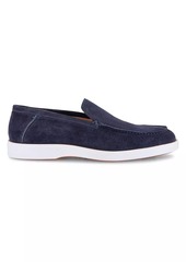 Santoni Boit Suede Loafers