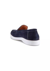 Santoni Boit Suede Loafers