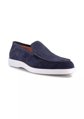 Santoni Boit Suede Loafers