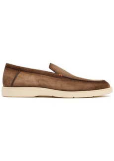 Santoni Botanist Suede Loafers