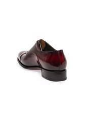 Santoni Carter Cap-Toe Leather Oxfords