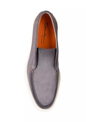 Santoni Detroit Suede Loafers