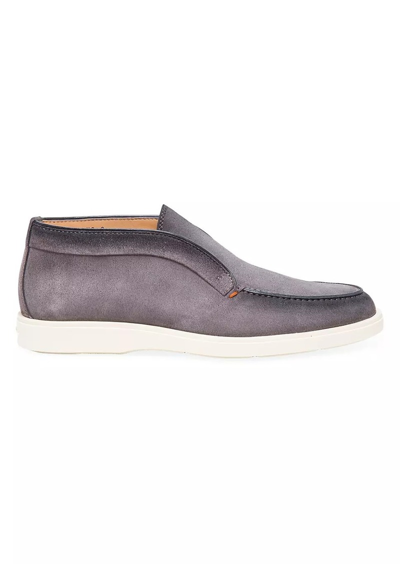 Santoni Detroit Suede Loafers