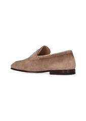 Santoni Door Suede Loafers